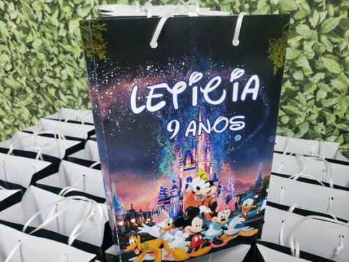 Disney Sacola Personalizada Pronta Entrega