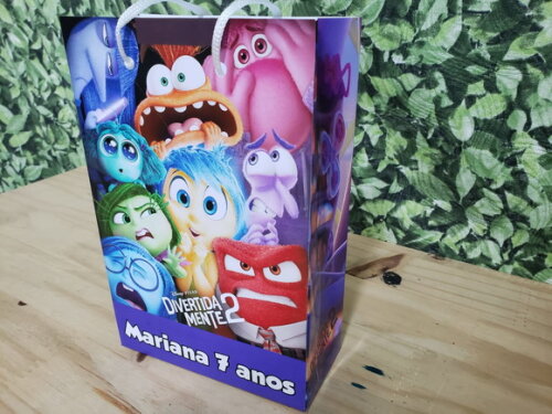 Divertidamente 2 Sacola Personalizada Pronta Entrega