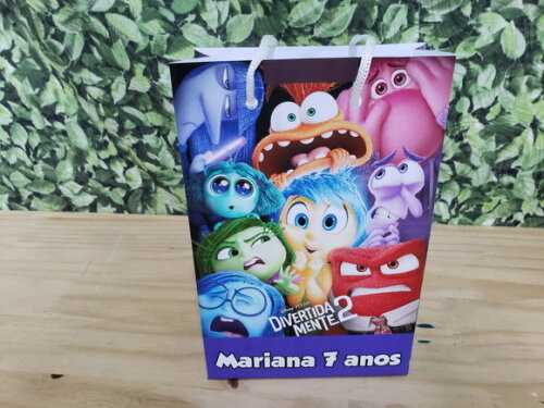 Divertidamente 2 Sacola Personalizada Pronta Entrega