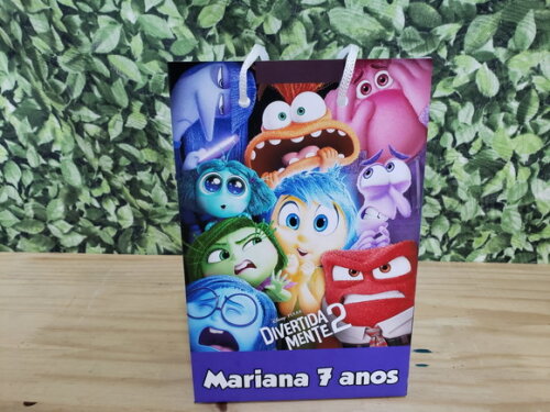 Divertidamente 2 Sacola Personalizada Pronta Entrega