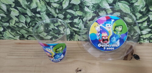 Divertidamente Descartáveis Personalizados Pronta Entrega