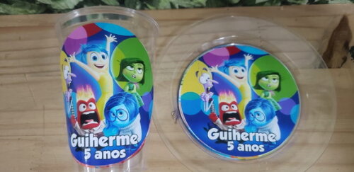 Divertidamente Descartáveis Personalizados Pronta Entrega