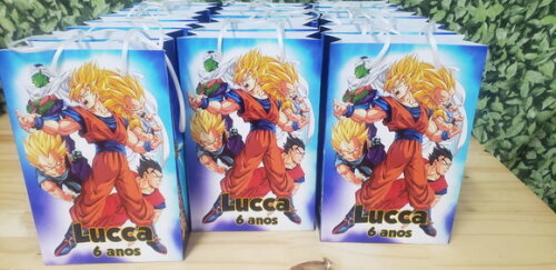 Dragon Ball Sacola Personalizada Pronta Entrega