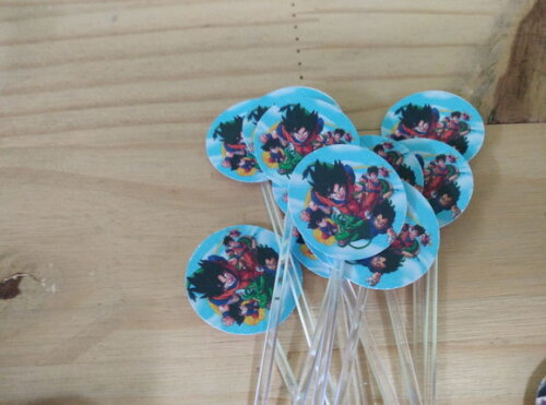 Dragon Ball Topper para Docinhos 36 Unidades