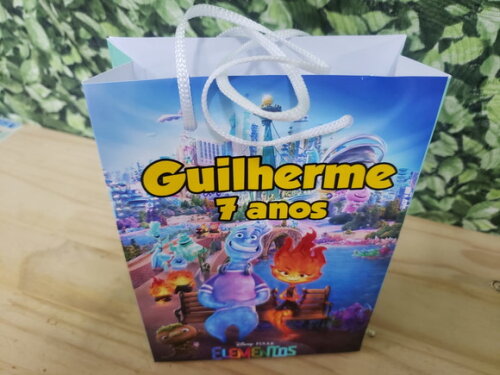 Elementos Sacola Personalizada Pronta Entrega