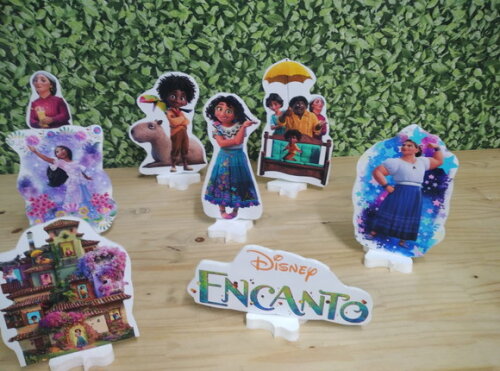 Encanto Displays de Mesa 9 Peças Pronta Entrega