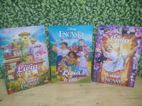 Encanto Disney Kit de Parede 3 Peças Personalizado