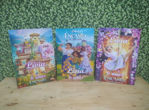Encanto Disney Kit de Parede 3 Peças Personalizado
