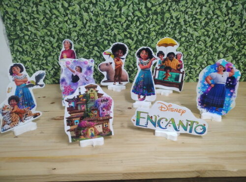 Encanto Displays de Mesa 9 Peças Pronta Entrega