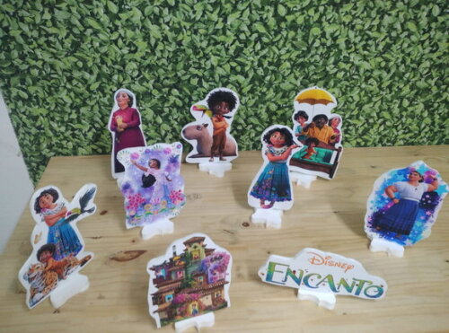 Encanto Displays de Mesa 9 Peças Pronta Entrega