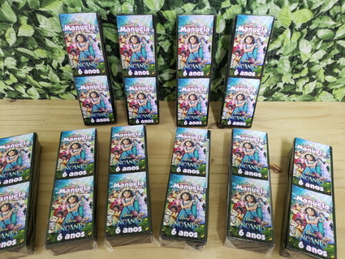 Encanto Lembrancinha Dominó Personalizado Pronta Entrega