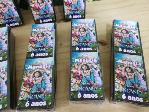 Encanto Lembrancinha Dominó Personalizado Pronta Entrega