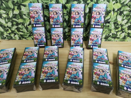 Encanto Lembrancinha Dominó Personalizado Pronta Entrega