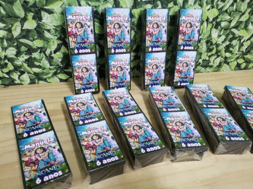Encanto Lembrancinha Dominó Personalizado Pronta Entrega