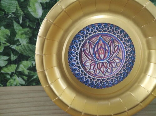 Esotérico Pratos Decorados Pronta Entrega