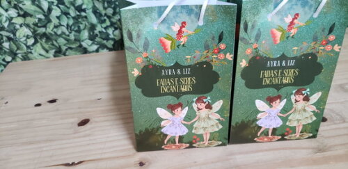 Fadas Sacola Personalizada Pronta Entrega