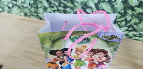 Fadas Sininho Sacola Personalizada Pronta Entregatam Médio
