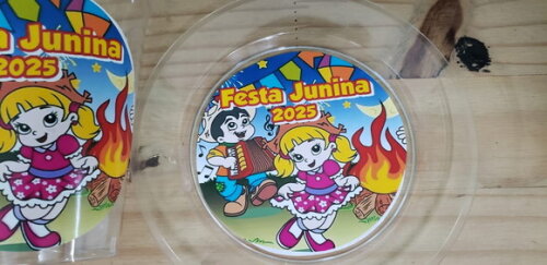 Festa Junina Descartáveis Personalizados Copo e Prato Sobrem