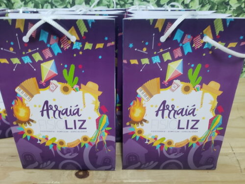 Festa Junina Personalizada Sacocla Surpresa Pronta Entrega