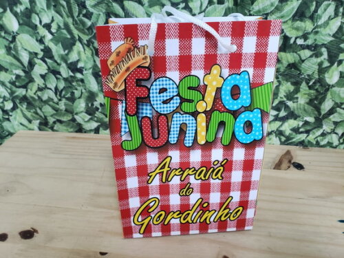 Festa Junina Sacola Personalizada Pronta Entrega