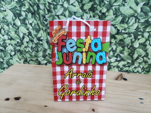 Festa Junina Sacola Personalizada Pronta Entrega