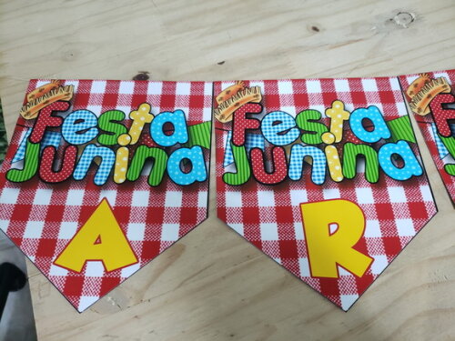 Festa Junina Varal Decorativo e Personalizado Pronta Entrega