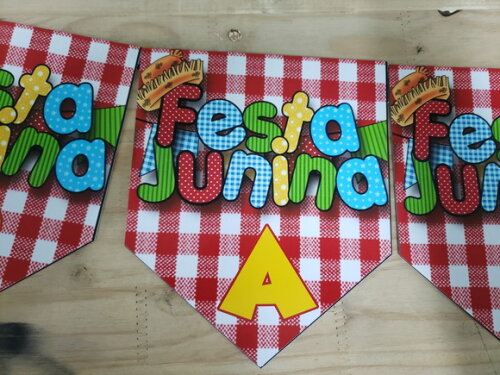 Festa Junina Varal Decorativo e Personalizado Pronta Entrega