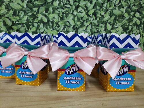 Fini Caixa Milk Personalizada e Decorada Pronta Entrega