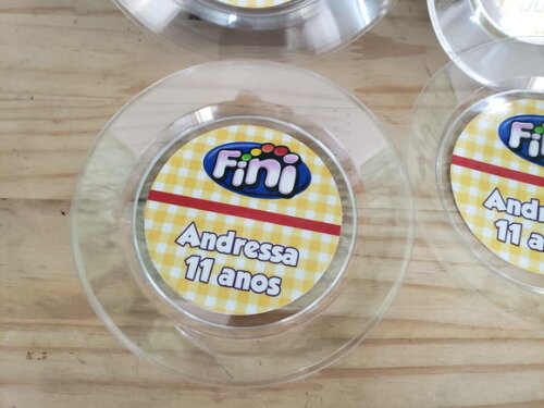 Fini Prato Sobremesa Personalizado Pronta Entrega
