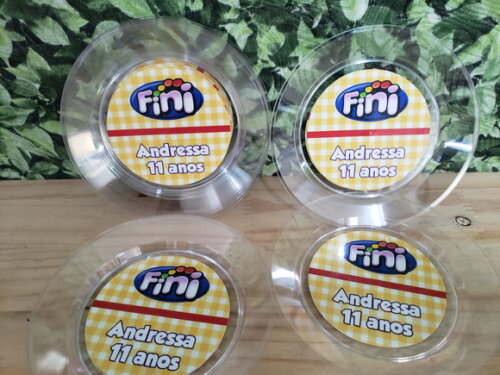 Fini Prato Sobremesa Personalizado Pronta Entrega