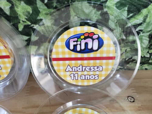 Fini Prato Sobremesa Personalizado Pronta Entrega