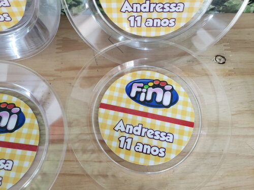 Fini Prato Sobremesa Personalizado Pronta Entrega