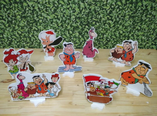 Flinstones Kit de Mesa Displays 8 Peças Pronta Entrega