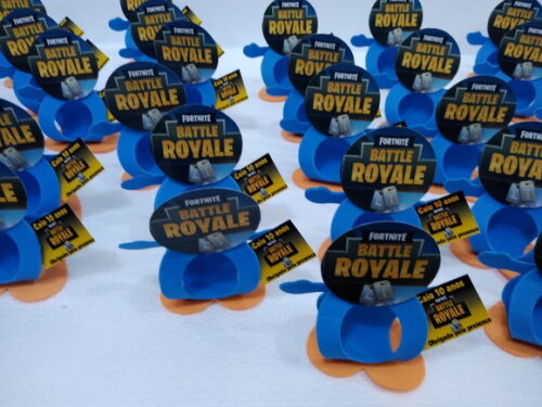 Fortinit Porta Bombom Personalizado 20 Unidades