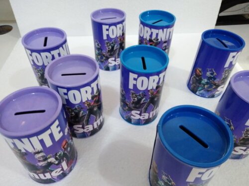 Fortinite Lembrancinha Cofrinhos Personalizadas