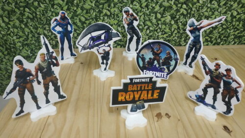 Fortnite Kit de Mesa 8 Peças Pronta Entrega