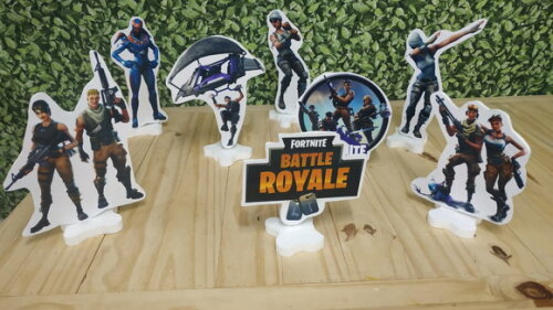 Fortnite Kit de Mesa 8 Peças Pronta Entrega