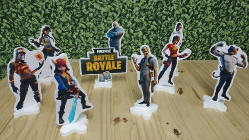 Fortnite Kit de Mesa Displays 8 Peças Pronta Entrega