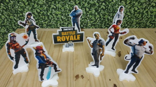 Fortnite Kit de Mesa Displays 8 Peças Pronta Entrega