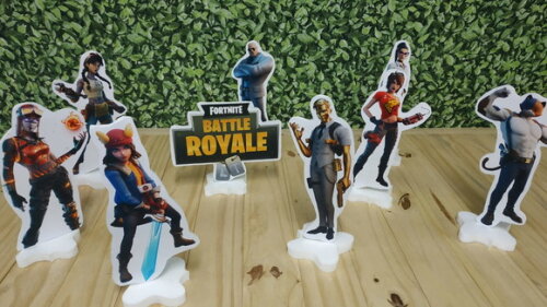 Fortnite Kit de Mesa Displays 8 Peças Pronta Entrega