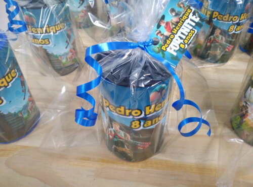 Fortnite Lembrancinha Cofrinho Personalizado e Embalado