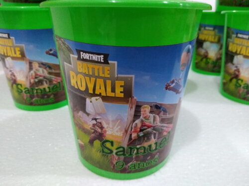 Fortnite Lembrancinha Baldinho Fortnite Personalizado