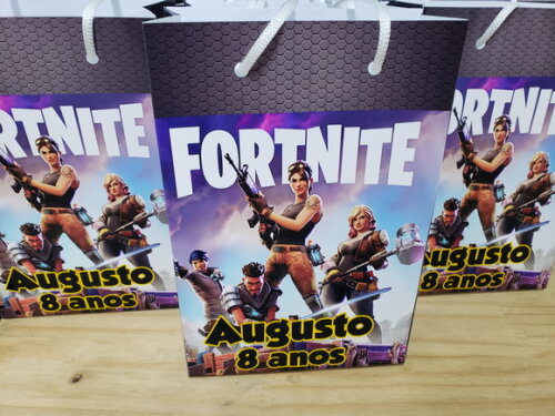 Fortnite Sacola Personalizada Pronta Entrega