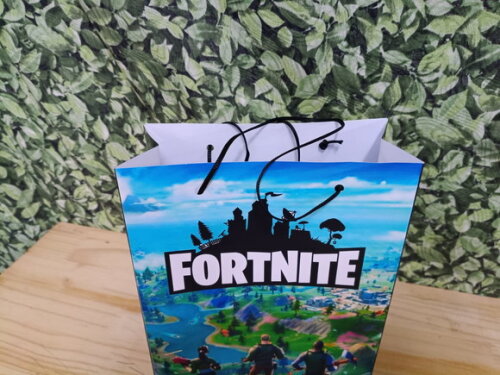 Fortnite Sacola Personalizada Tam 24x17x8 cm Pronta Entrega
