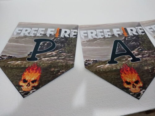 Free Fire Faixa Personalizada Parabéns Mais Nome P Entrega