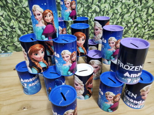 Frozen Cofrinhos Personalizados Pronta Entrega