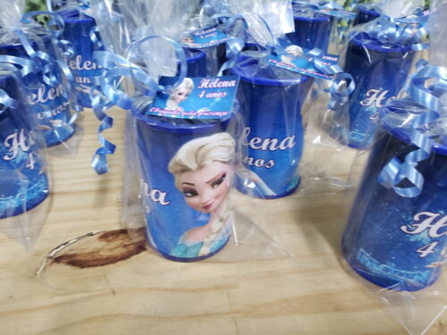 Frozen Elsa Cofrinho Personalizado e Embalado