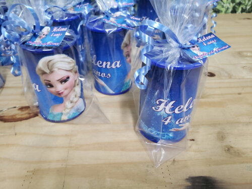 Frozen Elsa Cofrinho Personalizado e Embalado