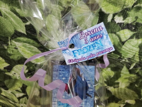 Frozen Lembrancinha Dominó Personalizada e Embalada