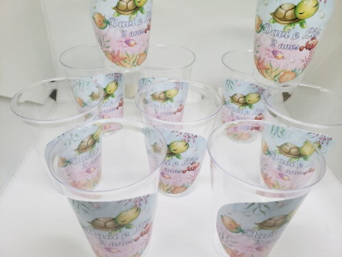 Fundo do Mar Copo 300 ml Personalizado Pronta Entrega